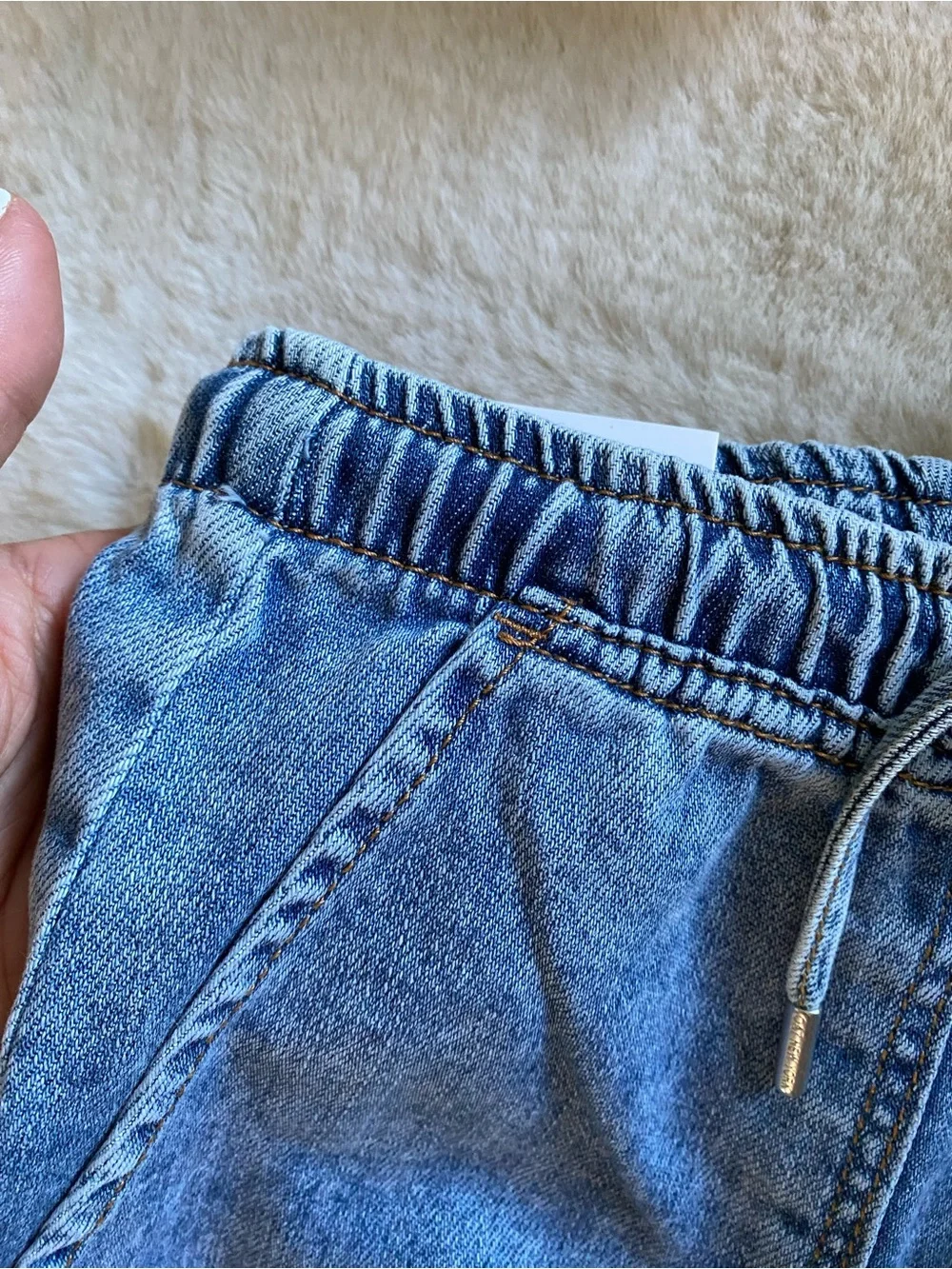 OAT New York Cloud Luxe Denim Wide-Leg High Rise Cropped Jeans! 👖